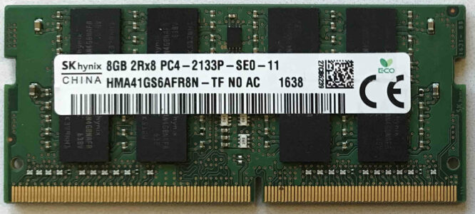 8GB 2Rx8 PC4-2133P-SE0-11