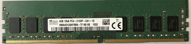 SKhynix 4GB 1Rx8 PC4-2133P-UA1-10