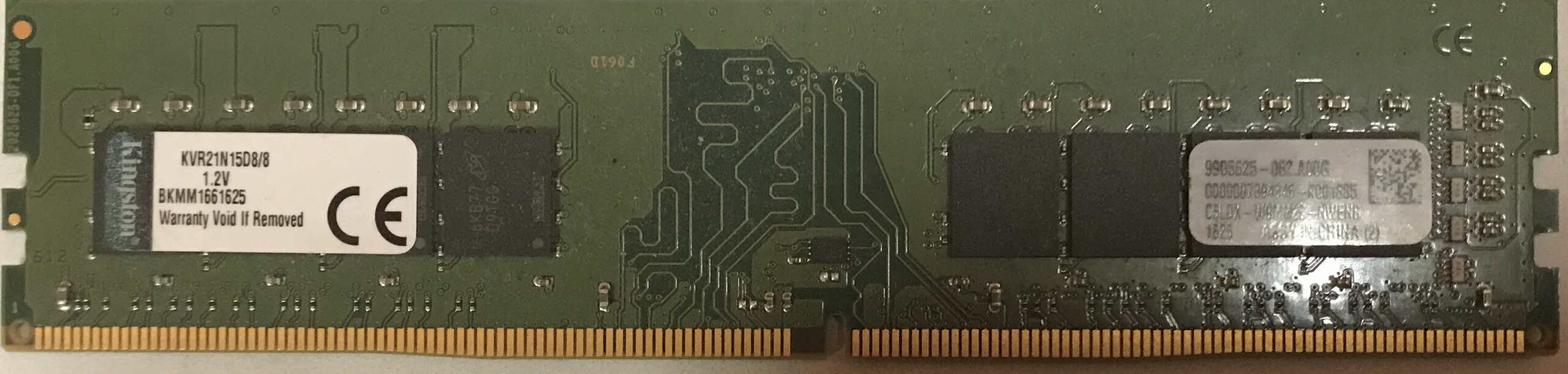 Kingston 8GB 2Rx8 PC4-2133