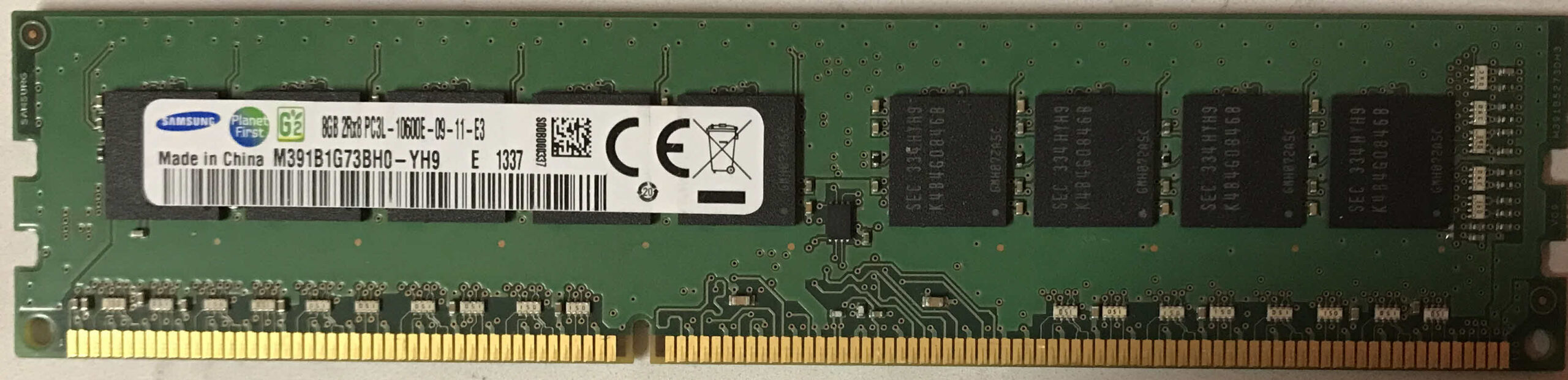 Samsung 8GB 2Rx8 PC3L-10600E